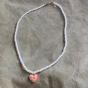 Heart Pearl Necklace